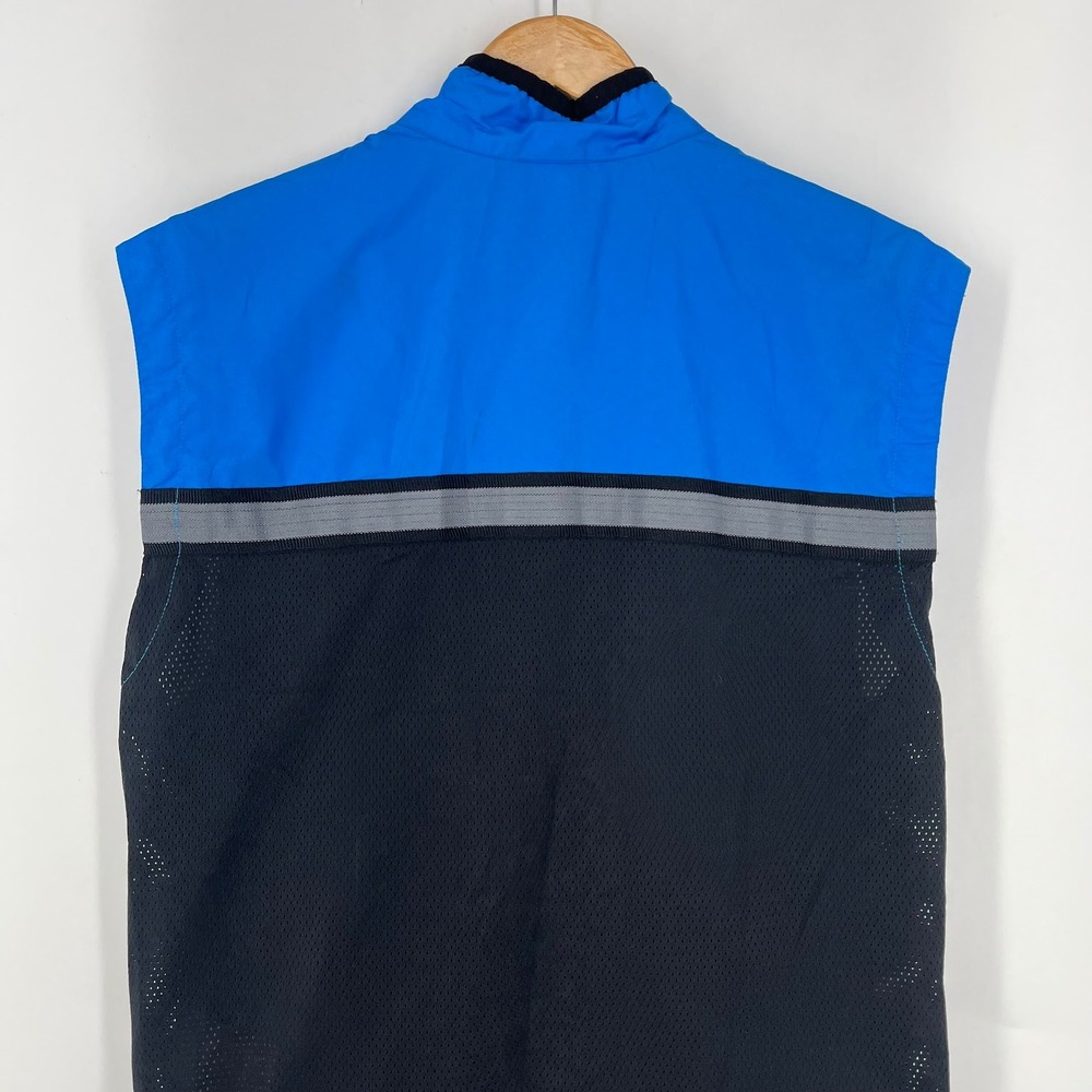Nike Mens Vintage Mesh Back Reflective Full Zip Running Training Vest M - Picture 4 of 15